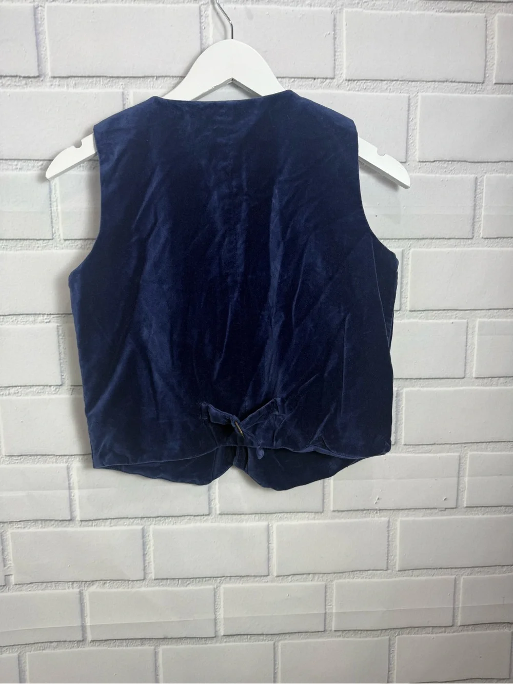 Gymboree Boys Size 12 Navy Blue Velvet Dress Vest Formal Holiday Wedding fashion